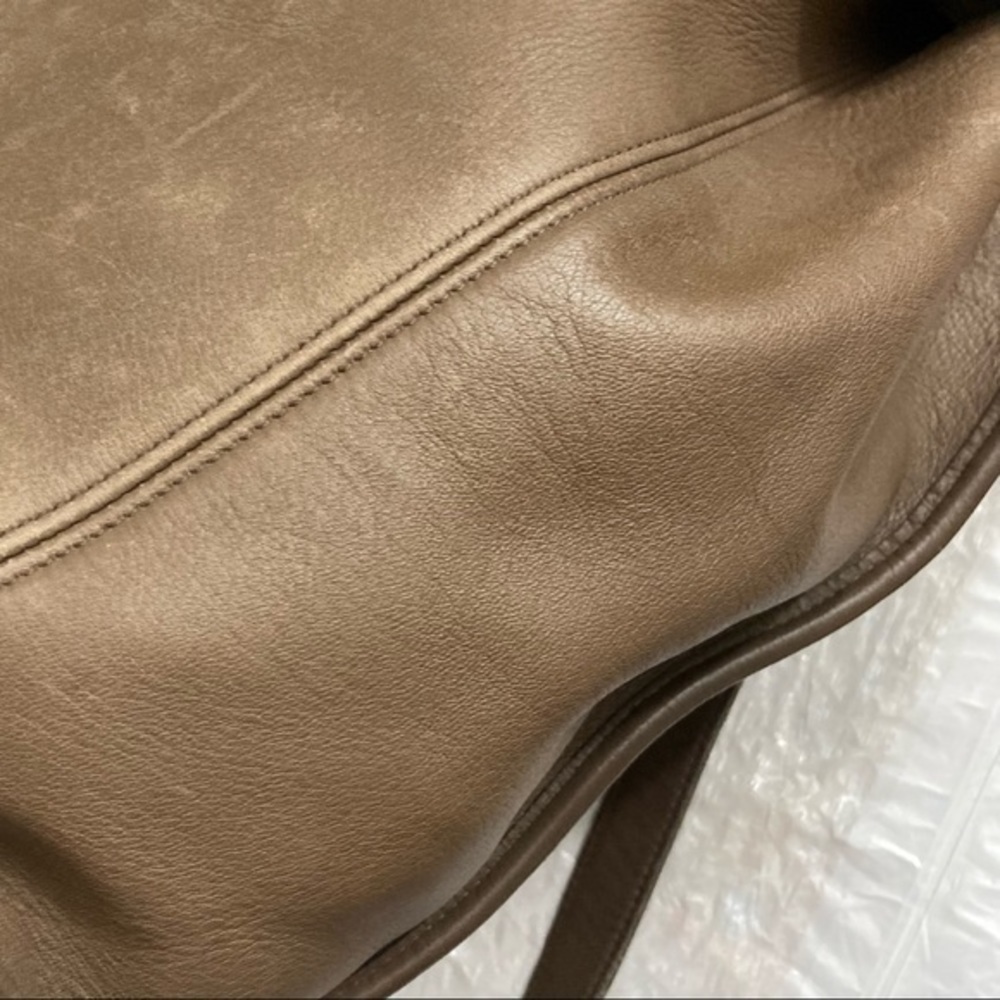 Coach RARE unisex classic backpack 9943 in brown leather putty taupe ? 1995 - Picture 8 of 16